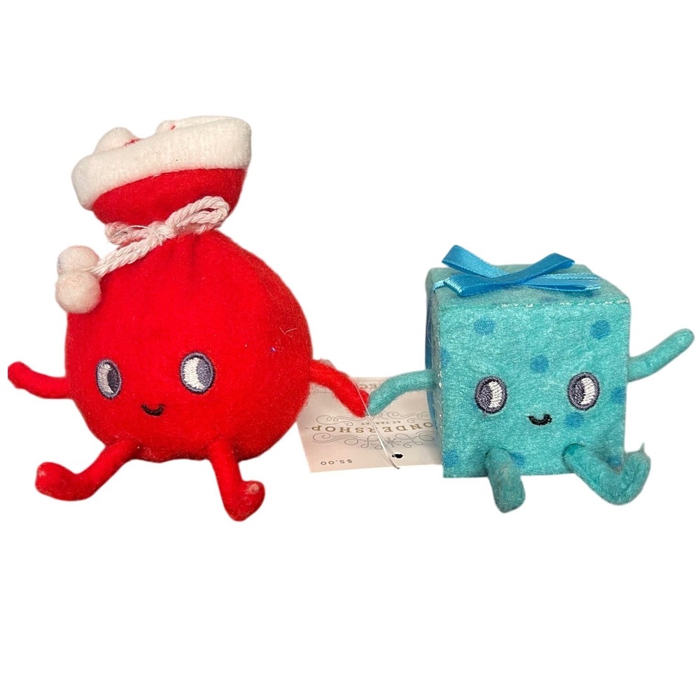 Target Wondershop Christmas Present Gift & Sack Bag Figurine Set Felt‎ Duo 2024